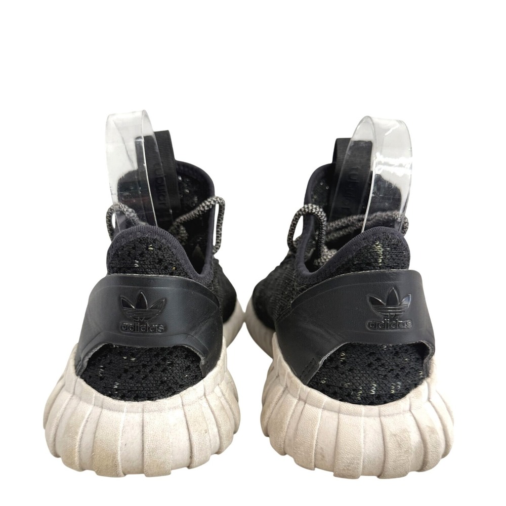 Adidas Tubular Primeknit Black White Running Shoes Sneakers Mens 6.5 Womens 8 - Picture 7 of 12